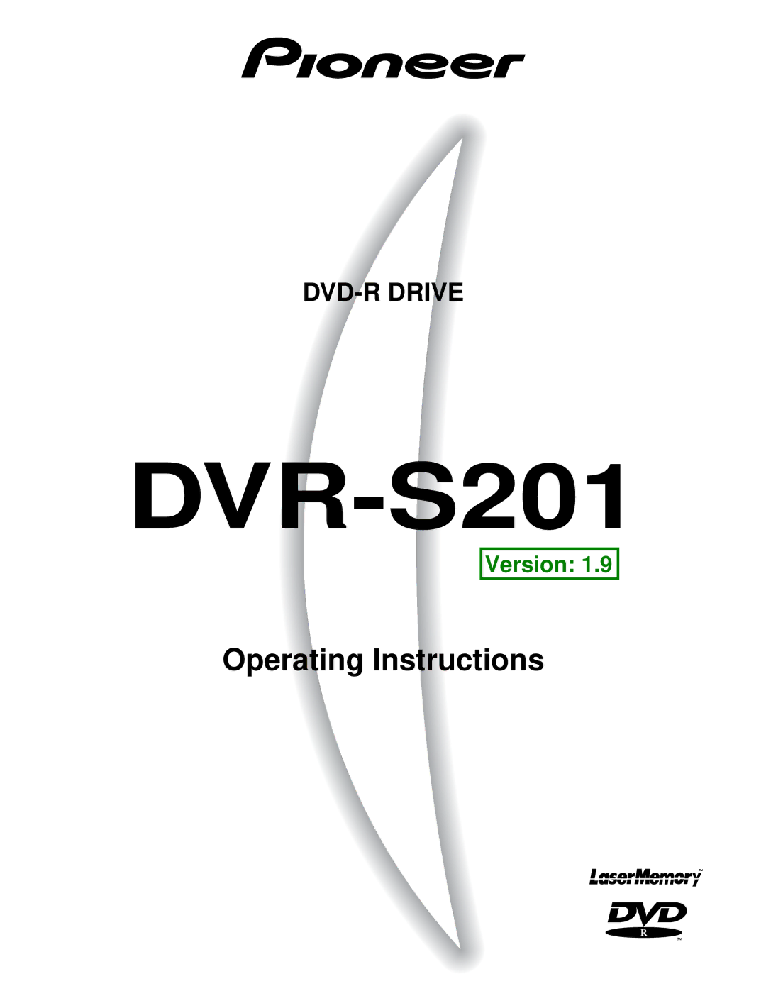 Pioneer DVR-S201 manual 