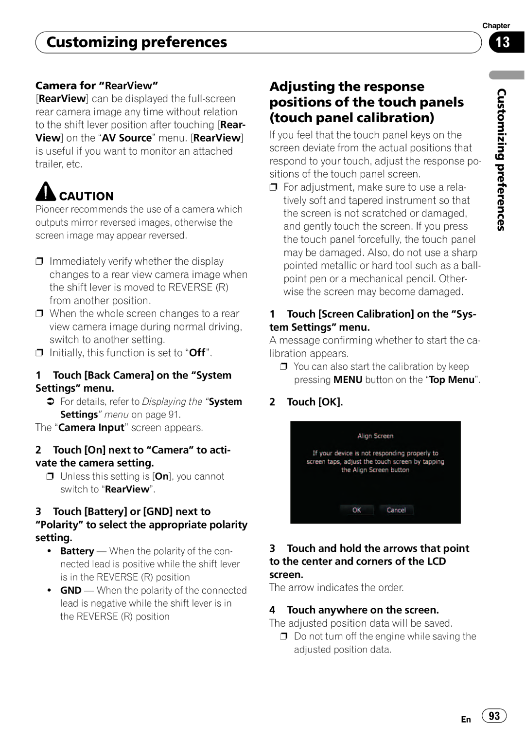 Pioneer F500BT operation manual Customizing preferences 