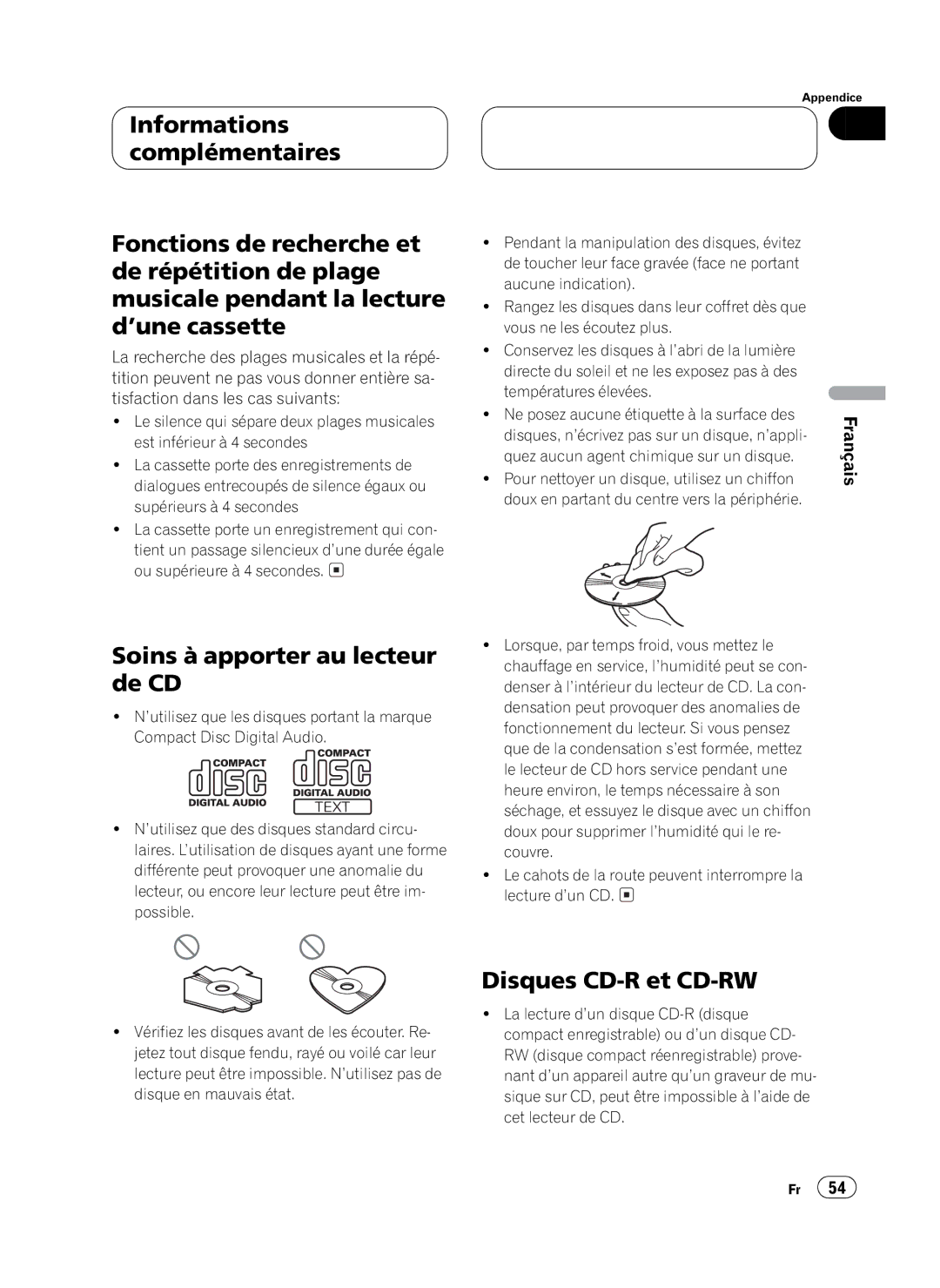 Pioneer FH-P4100 operation manual 