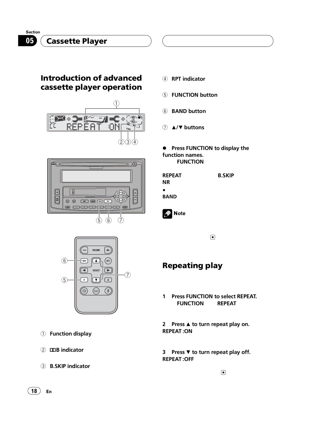 Pioneer FH-P4100 operation manual 