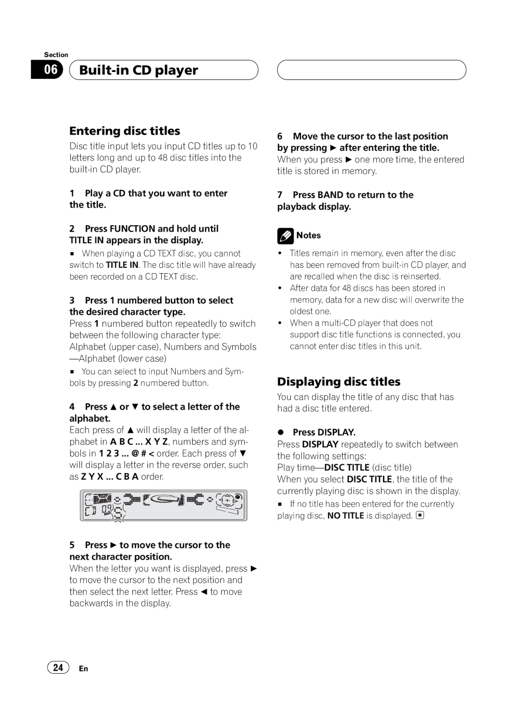 Pioneer FH-P4100 operation manual 