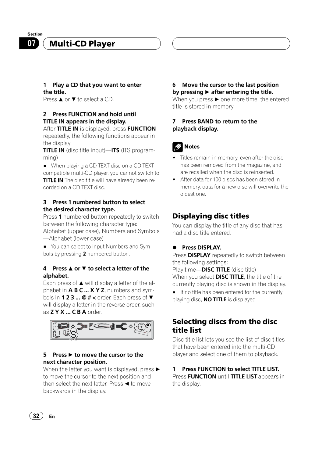 Pioneer FH-P4100 operation manual 