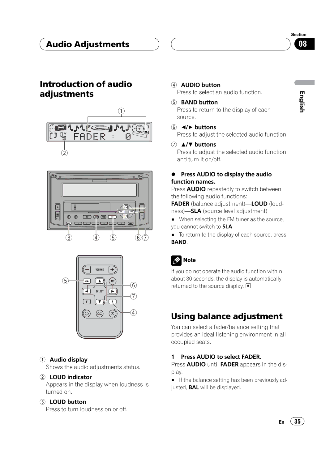 Pioneer FH-P4100 operation manual 