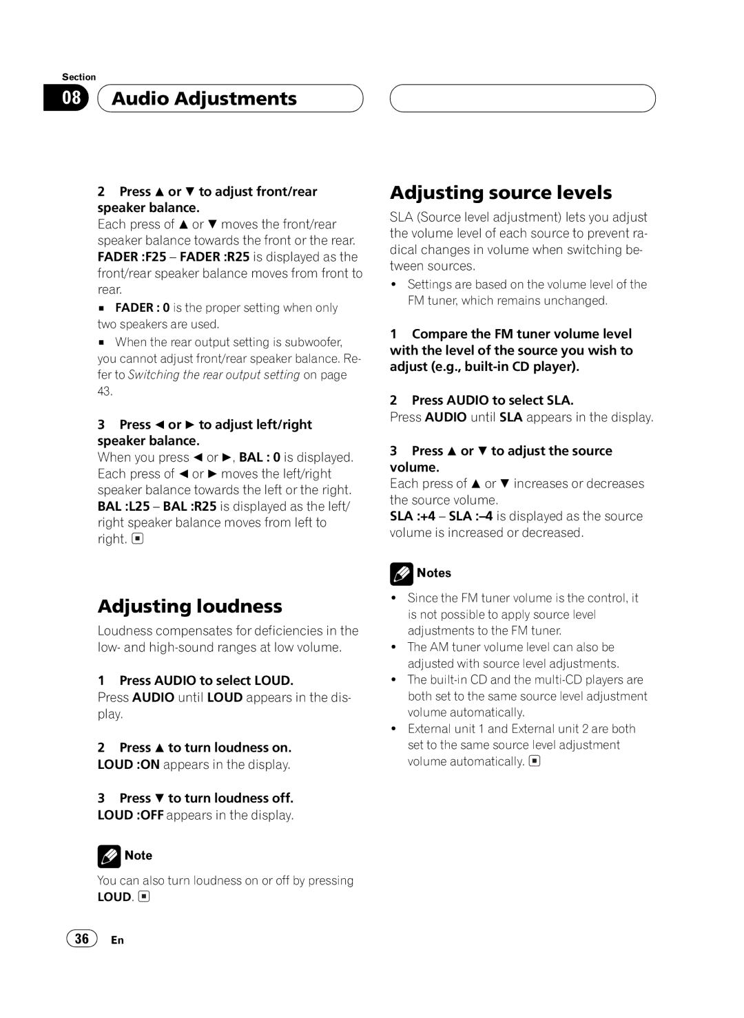 Pioneer FH-P4100 operation manual 