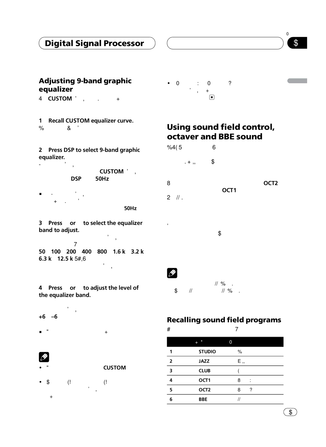 Pioneer FH-P4100 operation manual 