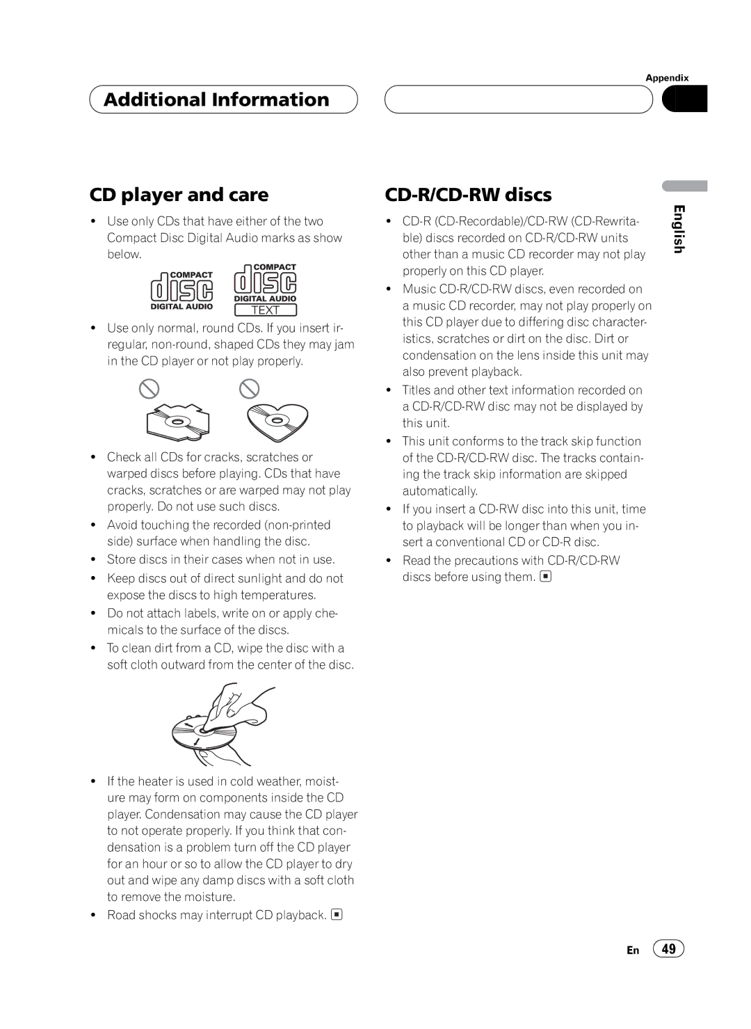 Pioneer FH-P4100 operation manual 