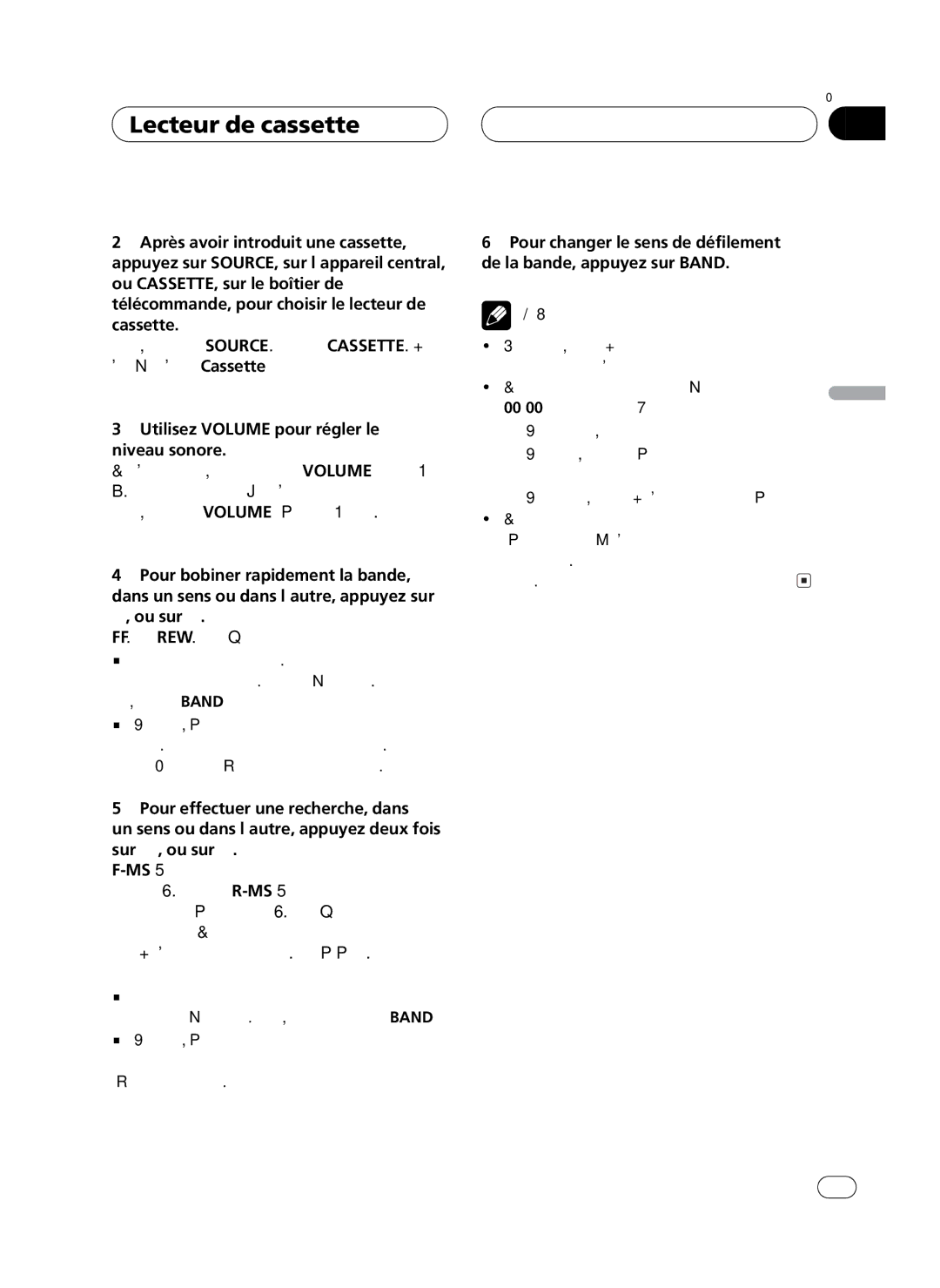 Pioneer FH-P4100 operation manual 