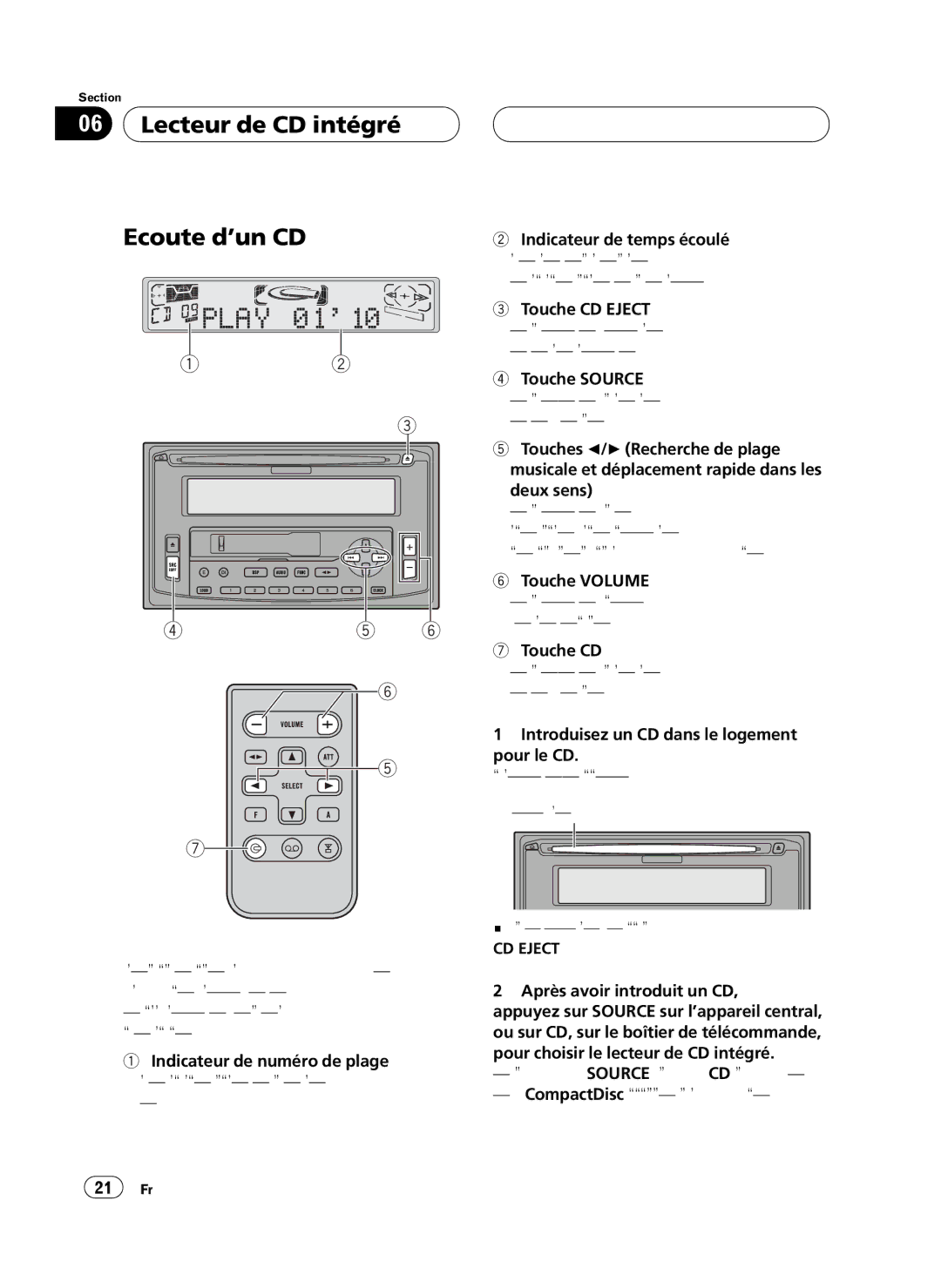 Pioneer FH-P4100 operation manual 