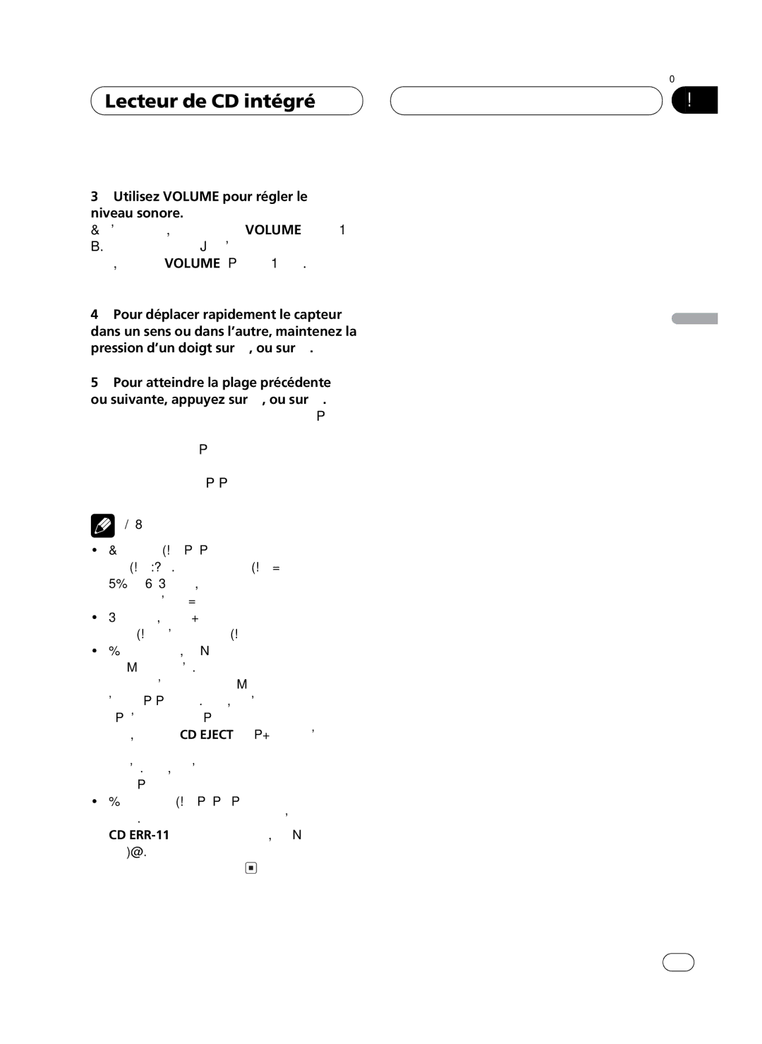 Pioneer FH-P4100 operation manual 