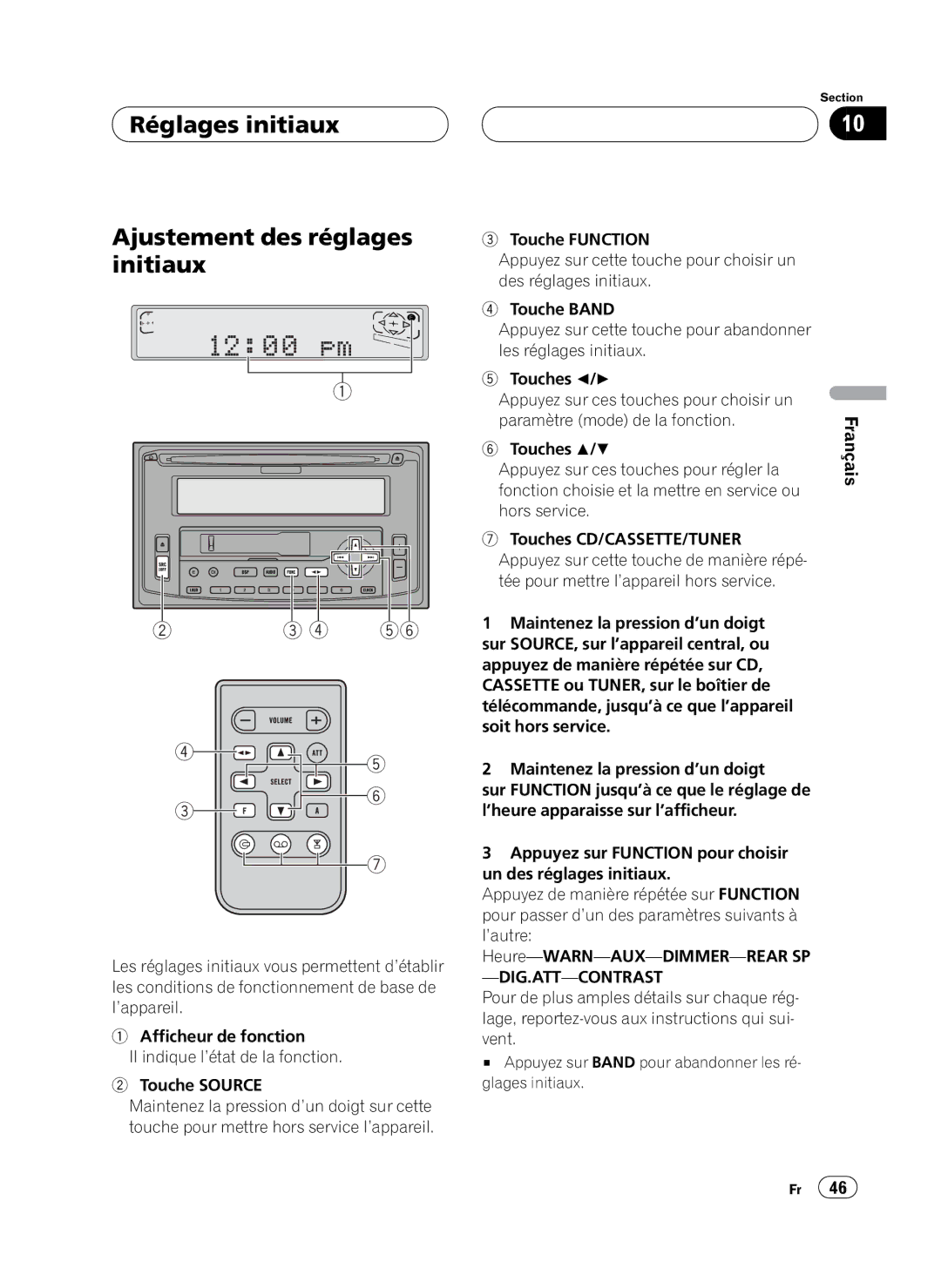 Pioneer FH-P4100 operation manual 