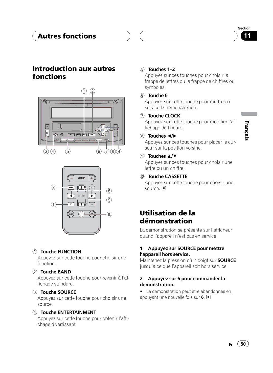 Pioneer FH-P4100 operation manual 