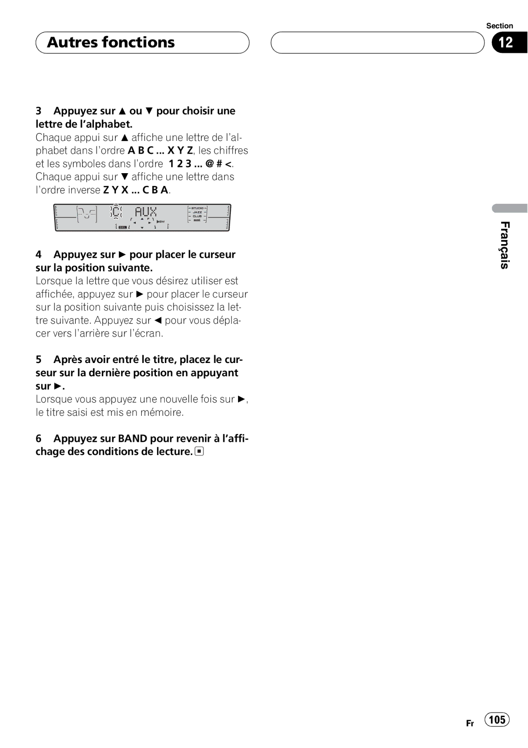 Pioneer FH-P4200MP operation manual 