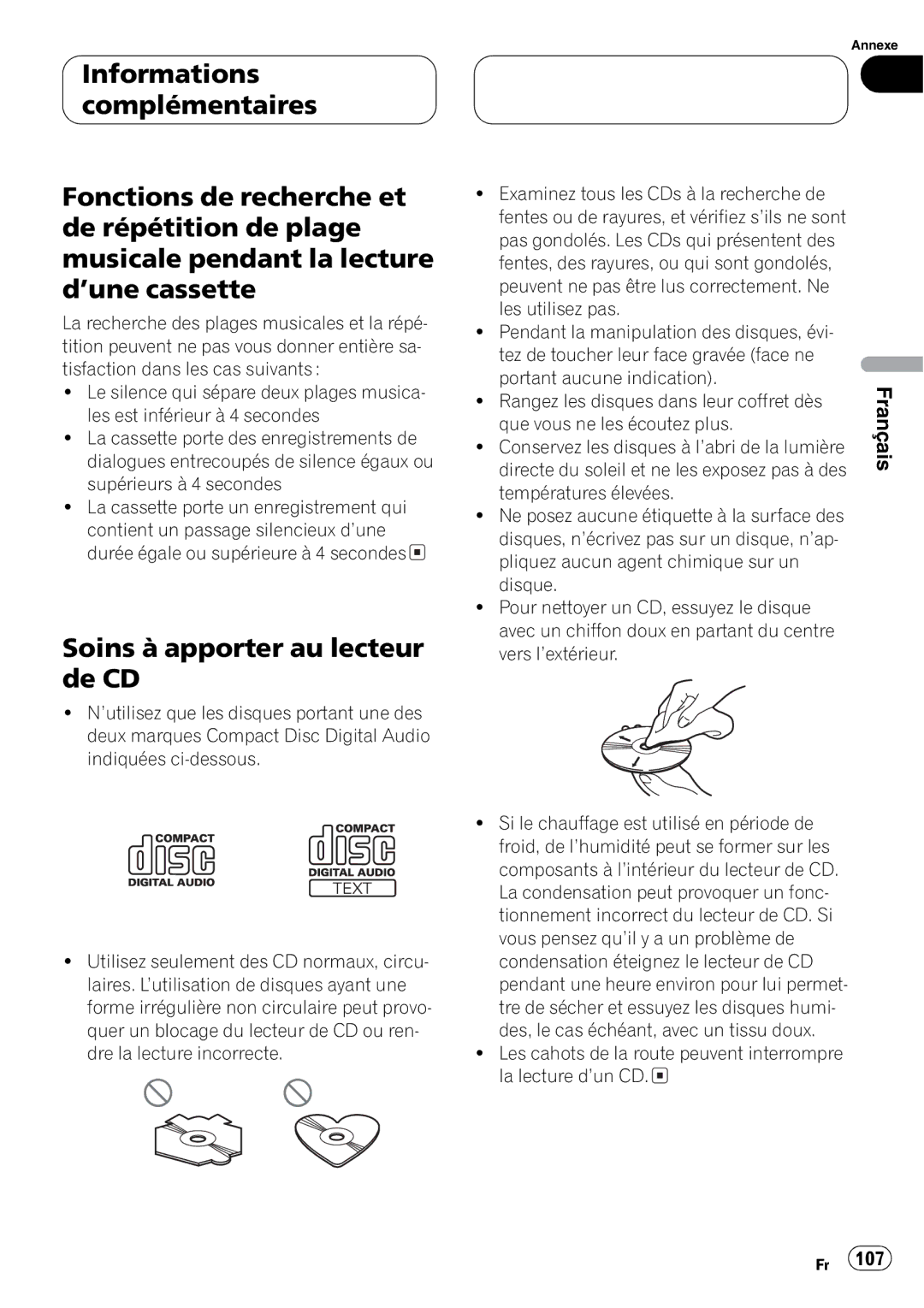 Pioneer FH-P4200MP operation manual 