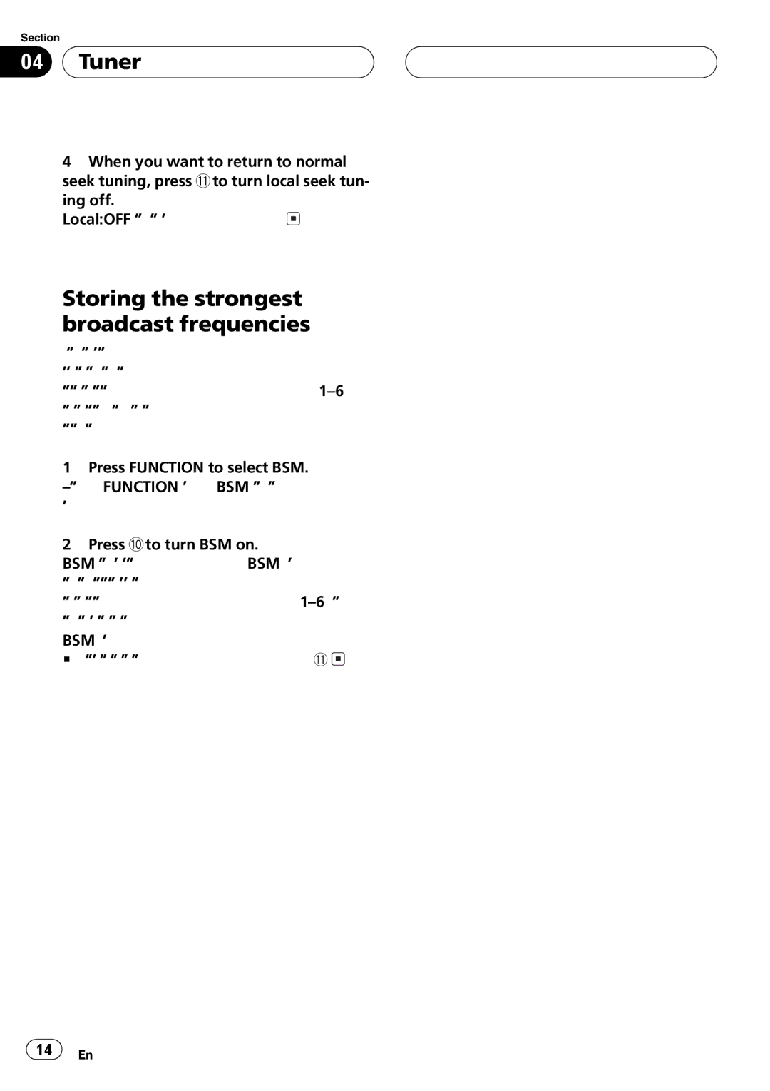 Pioneer FH-P4200MP operation manual 