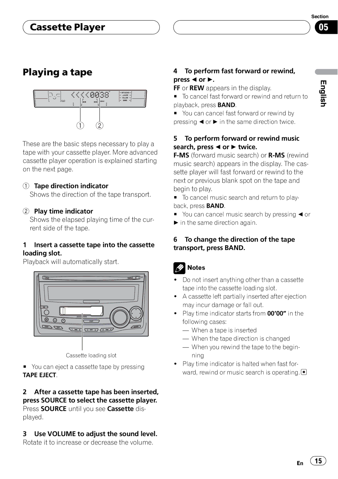 Pioneer FH-P4200MP operation manual 