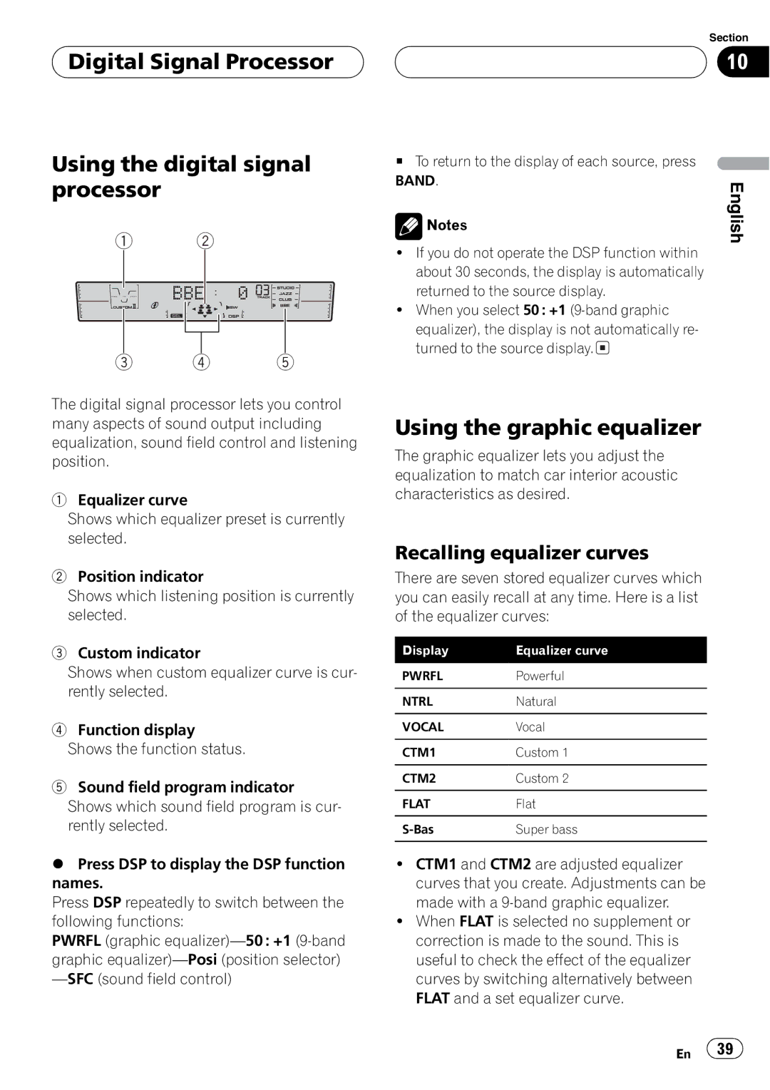 Pioneer FH-P4200MP operation manual 