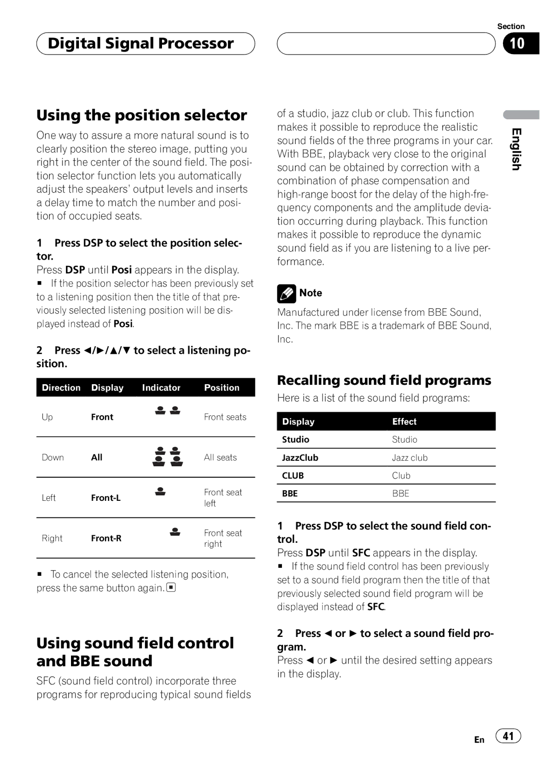 Pioneer FH-P4200MP operation manual 