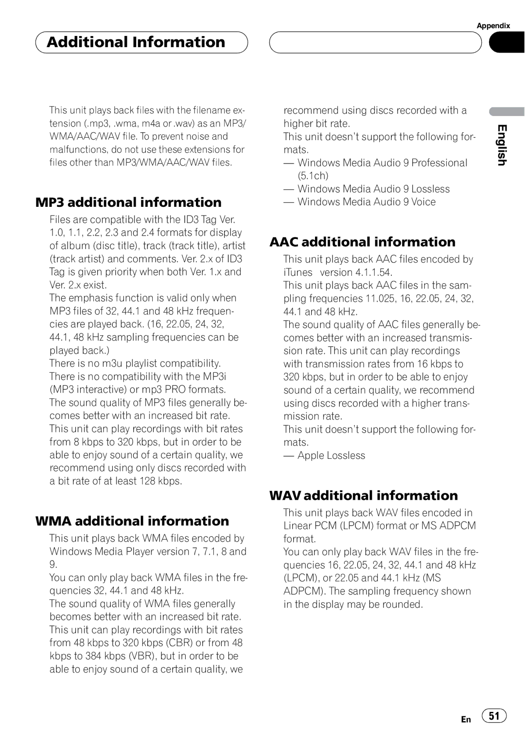 Pioneer FH-P4200MP operation manual 