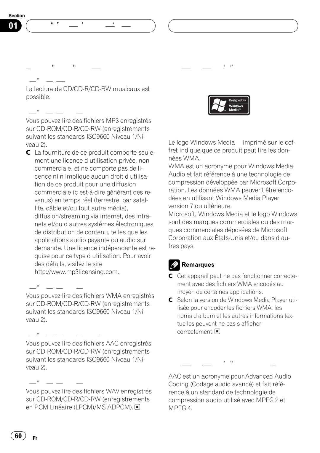 Pioneer FH-P4200MP operation manual 