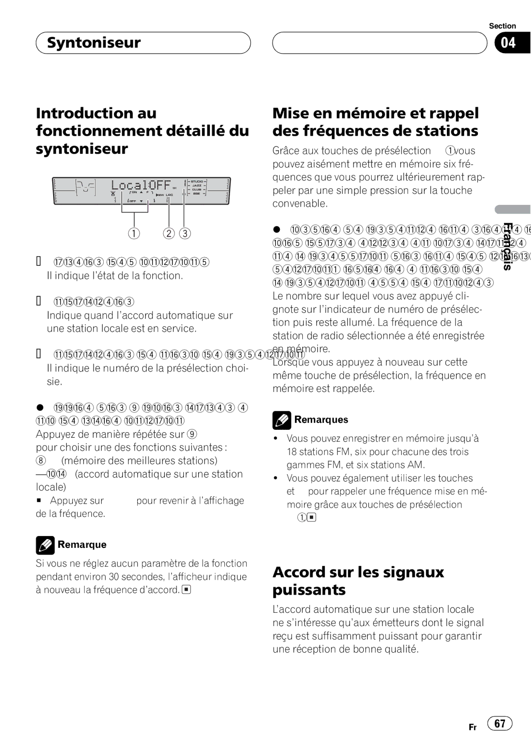 Pioneer FH-P4200MP operation manual 