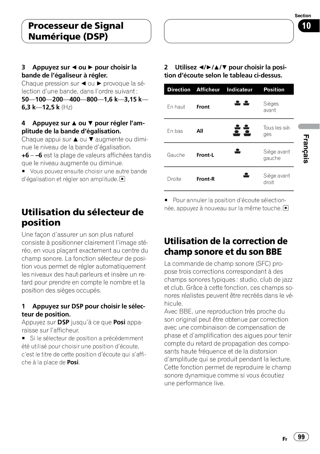 Pioneer FH-P4200MP operation manual 