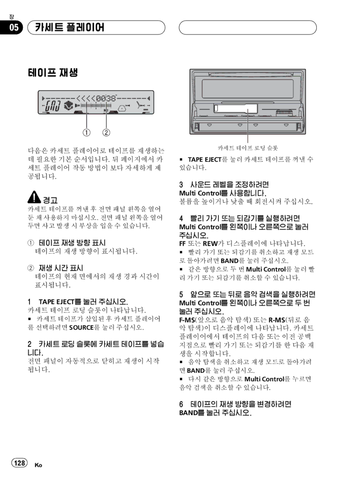 Pioneer FH-P5000MP operation manual @ % Y4 Y $ $ 4% @ 4\E T \ H 0 H 