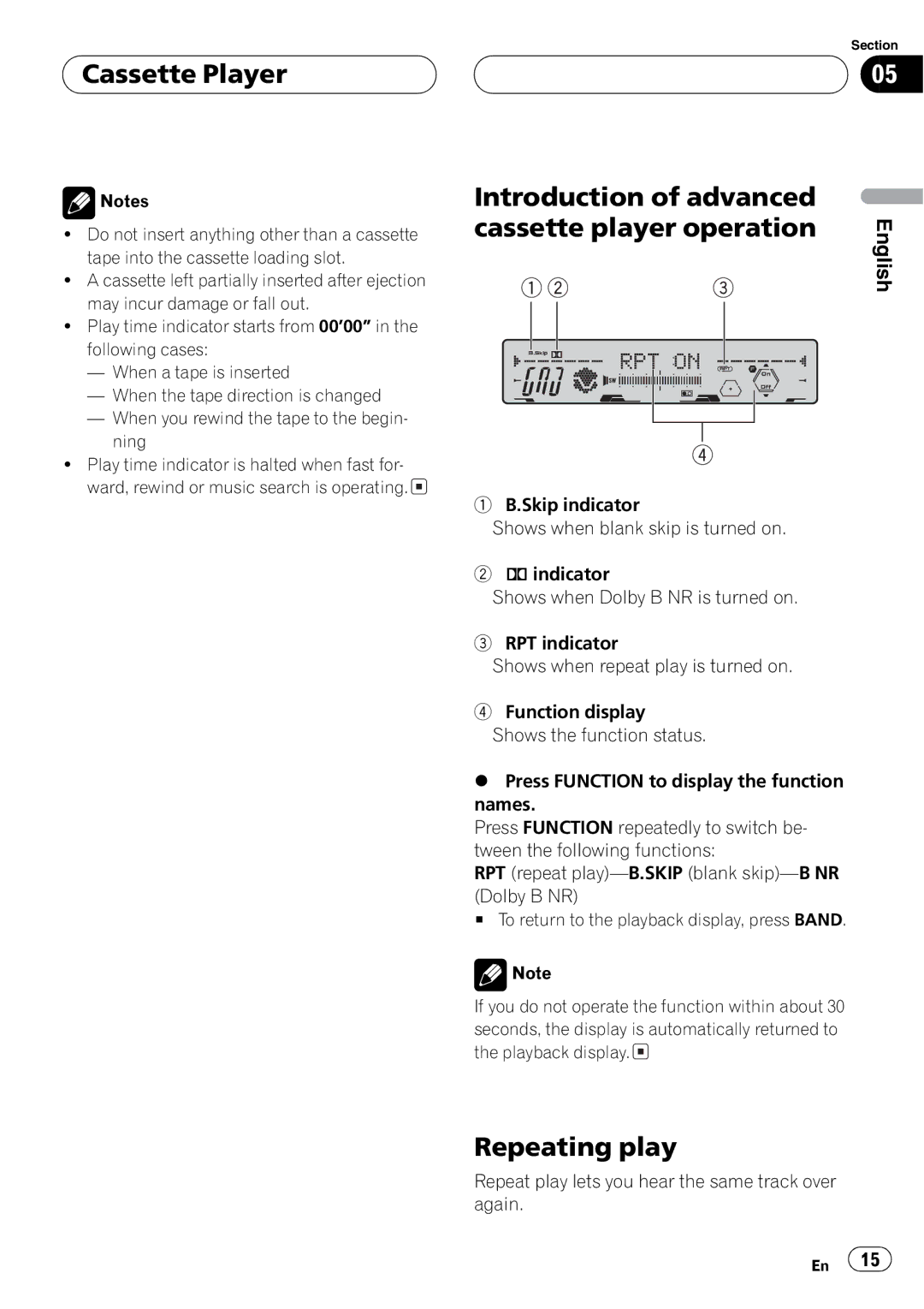 Pioneer FH-P5000MP operation manual 