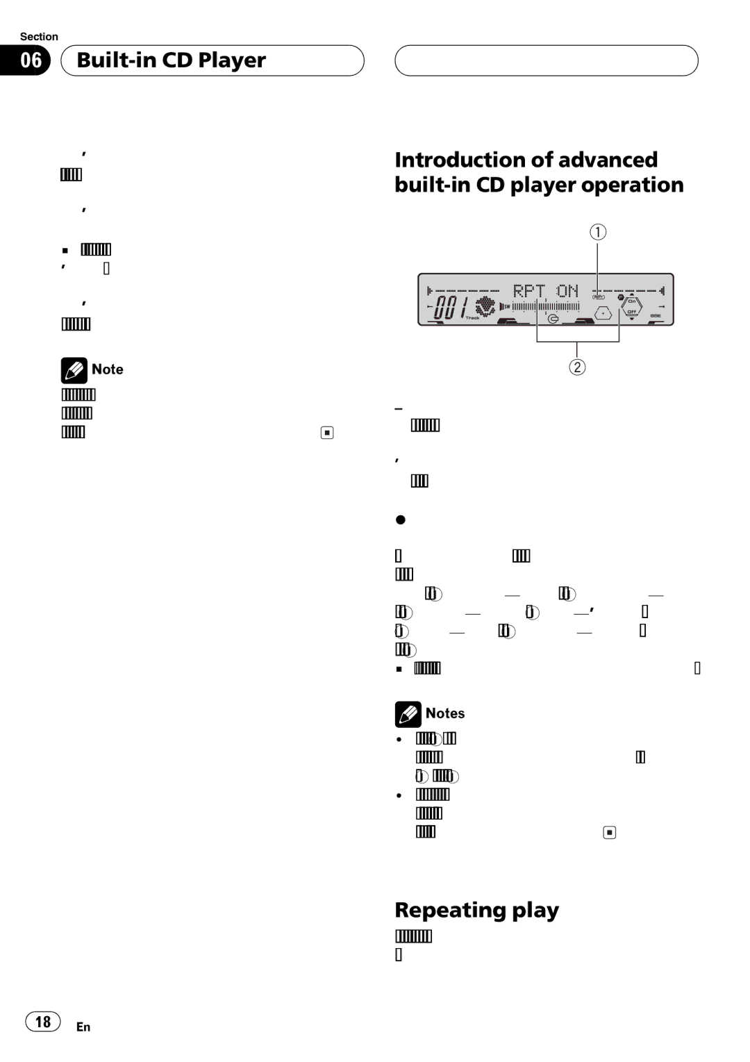 Pioneer FH-P5000MP operation manual 