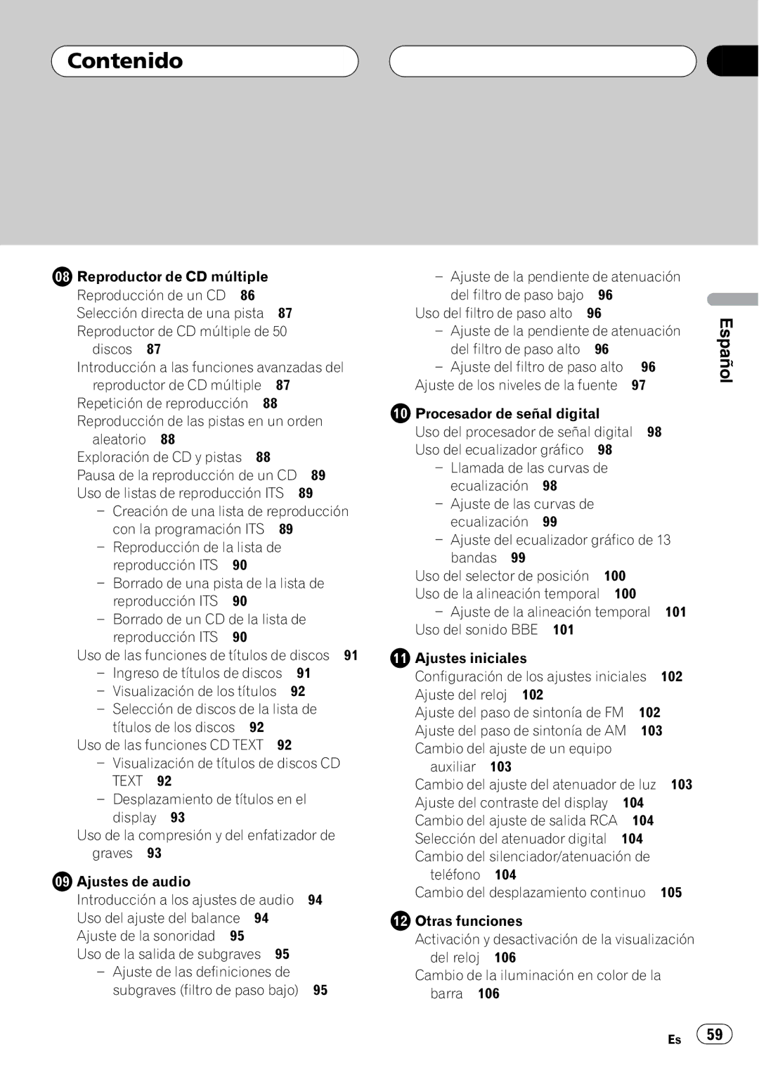 Pioneer FH-P5000MP operation manual + % 