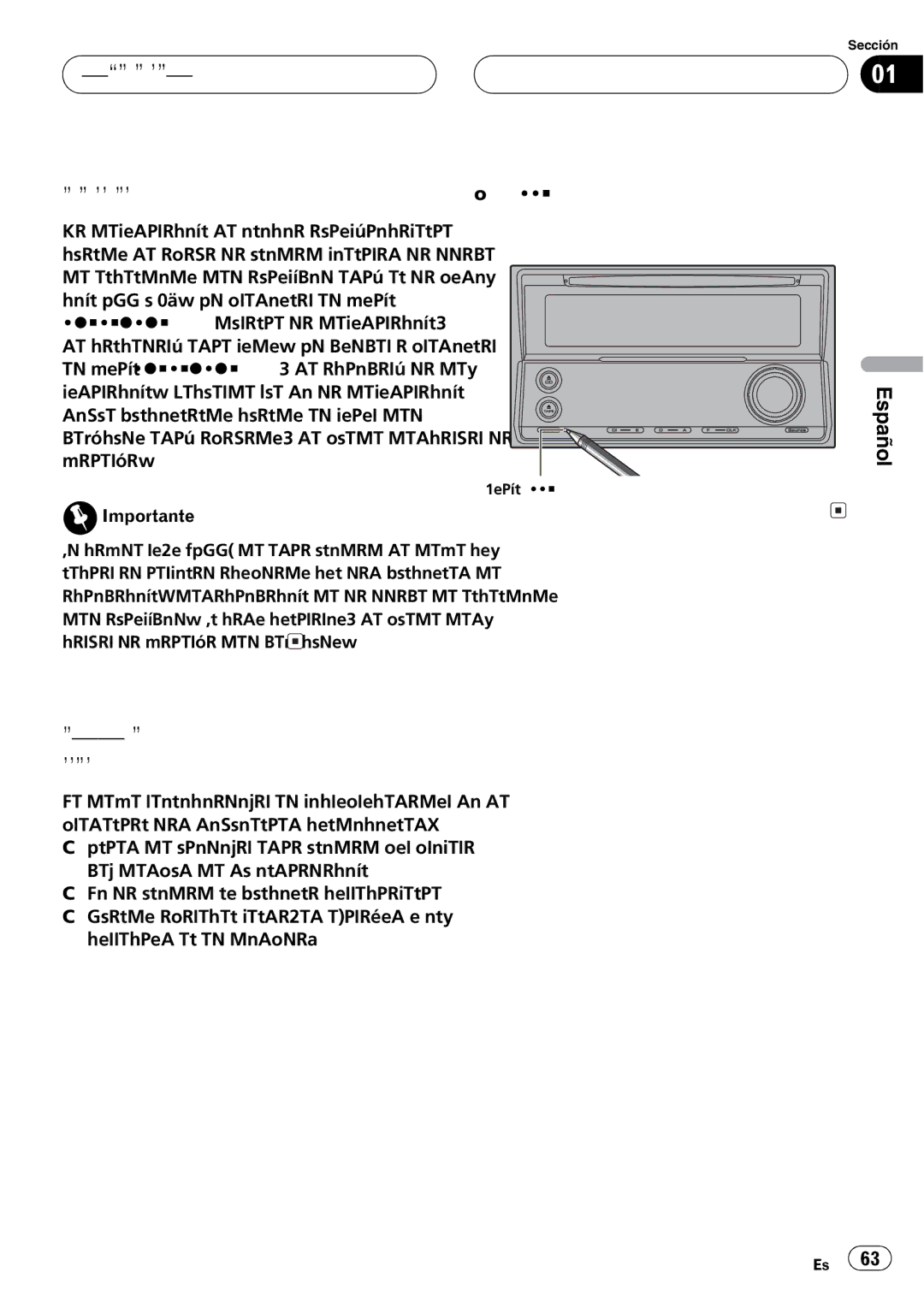 Pioneer FH-P5000MP operation manual + + 