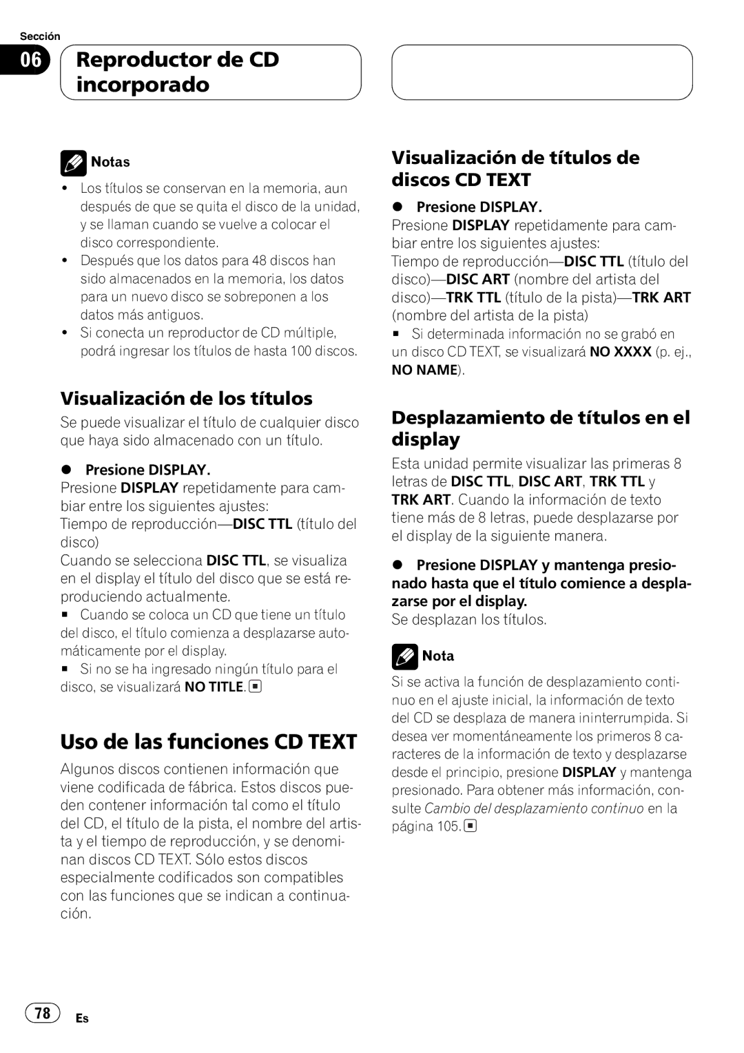 Pioneer FH-P5000MP operation manual + % 