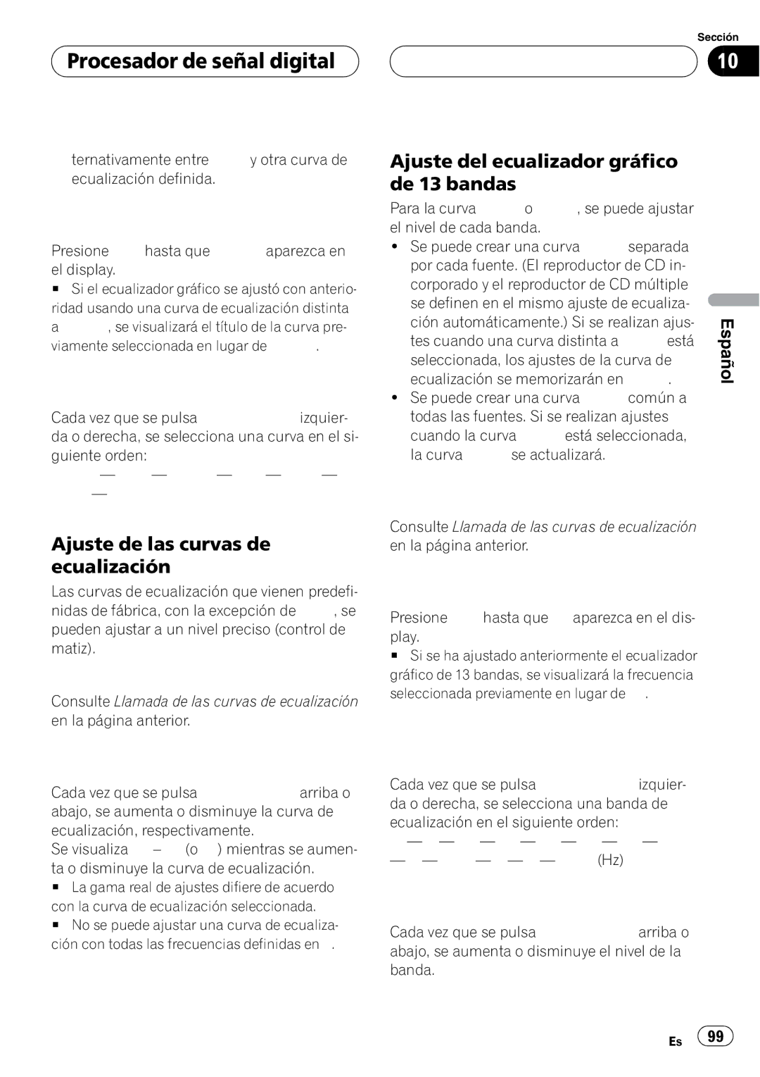 Pioneer FH-P5000MP operation manual 