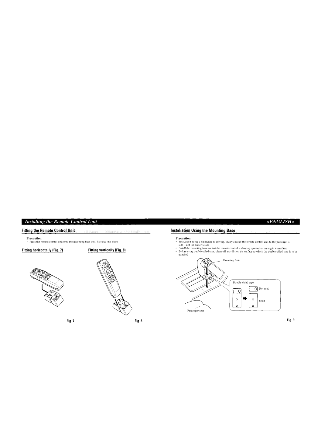 Pioneer FH-P8800 operation manual 