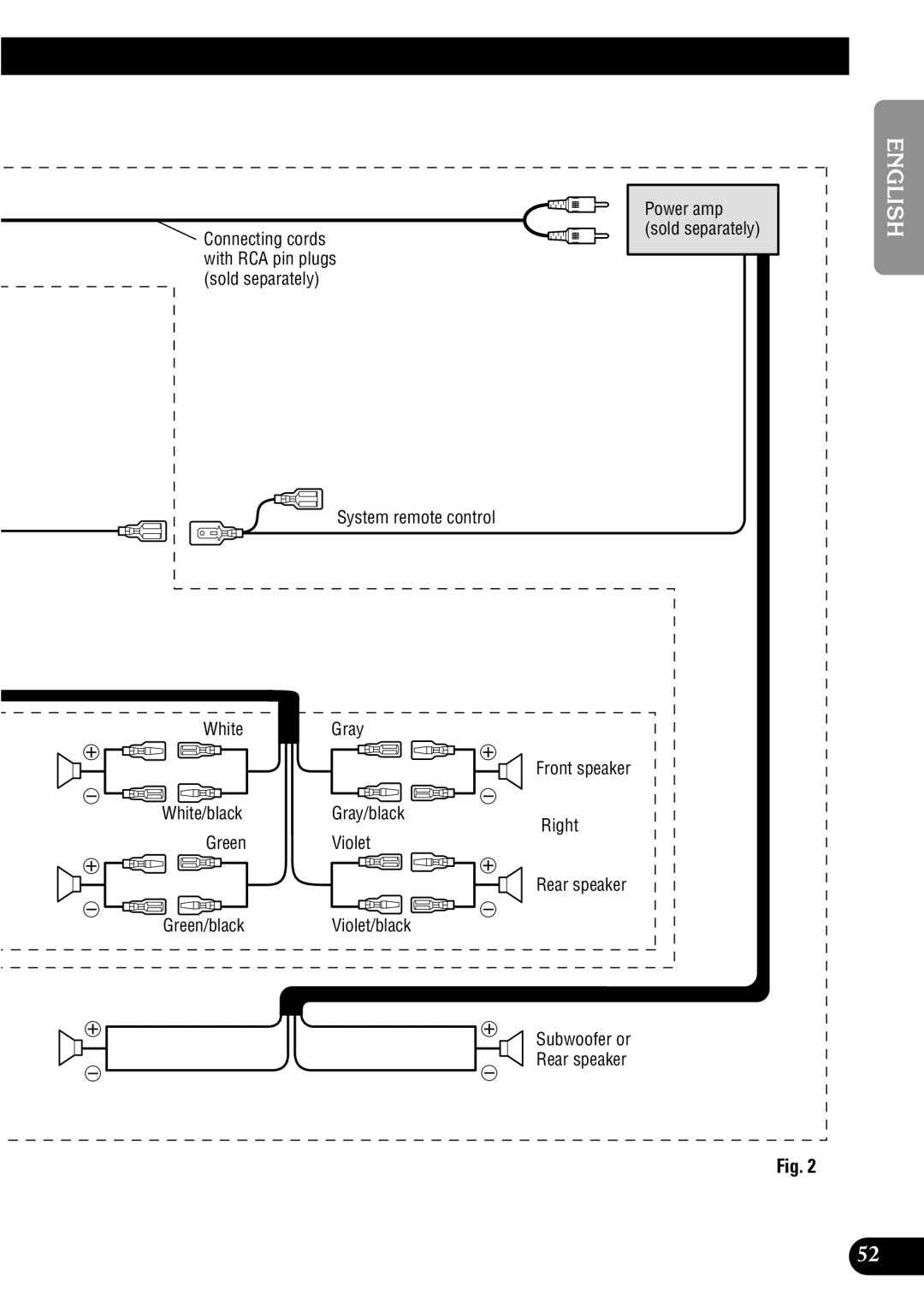 Pioneer FH-P8900MD operation manual English Español 