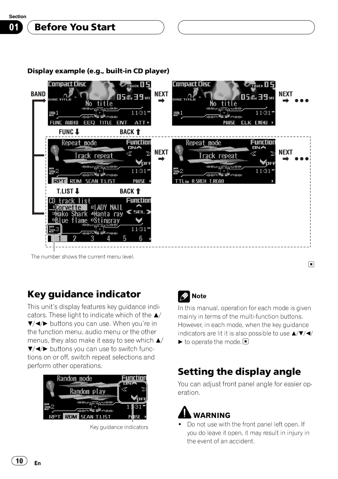 Pioneer FH-P9200MP operation manual 