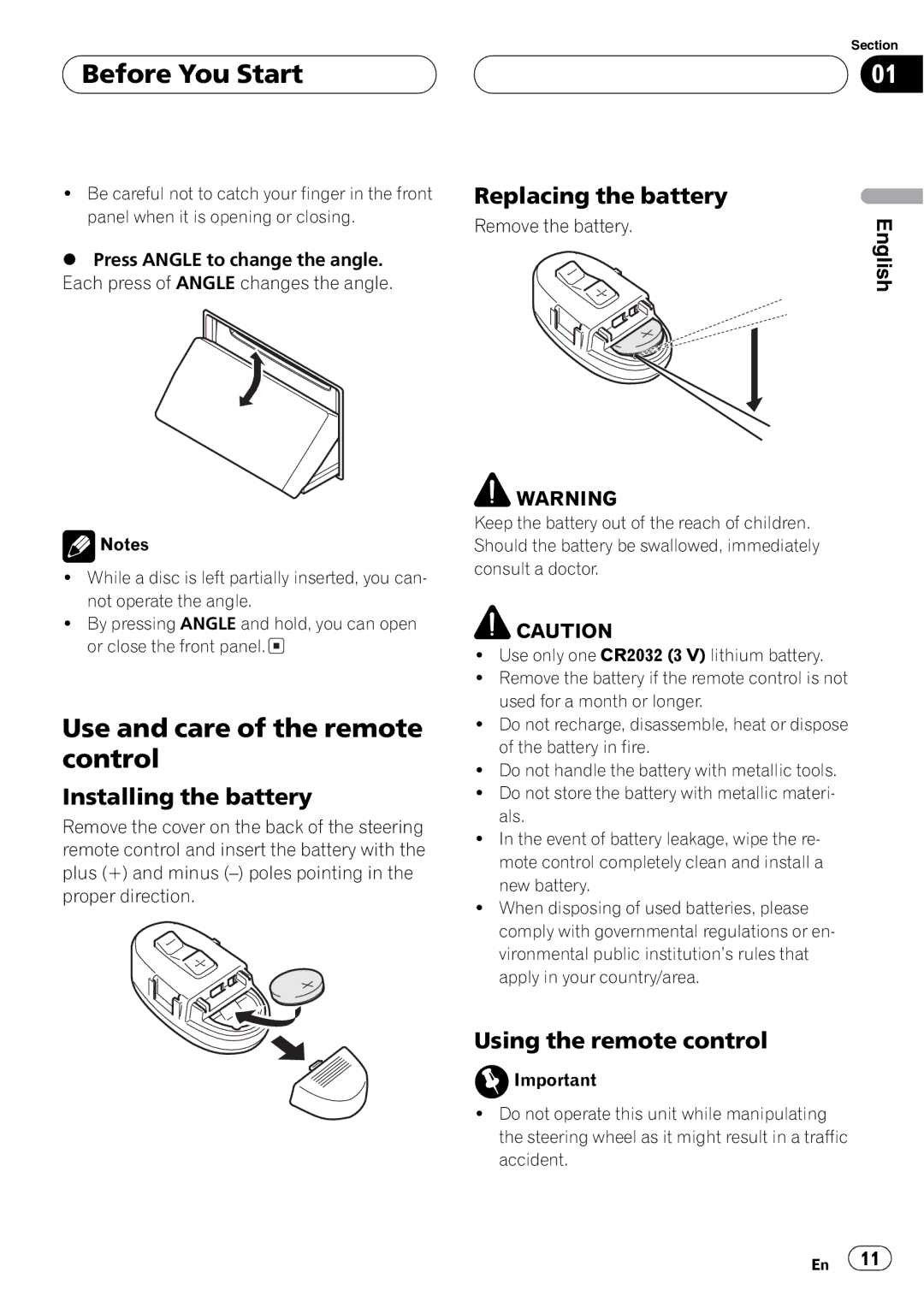 Pioneer FH-P9200MP operation manual 