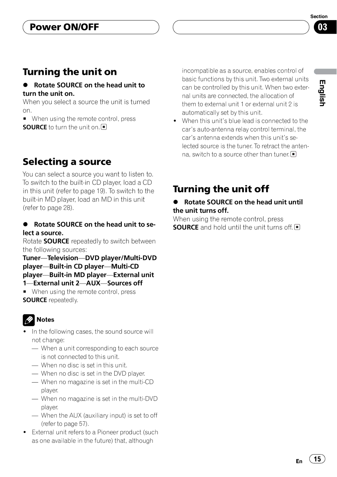 Pioneer FH-P9200MP operation manual 