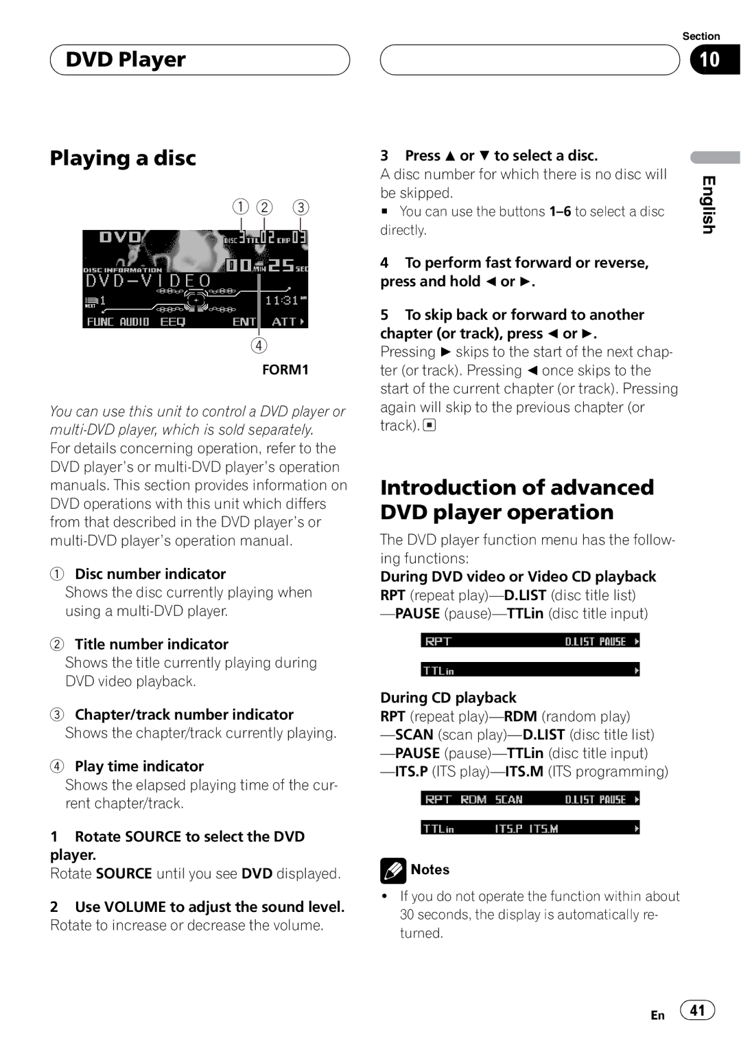 Pioneer FH-P9200MP operation manual 