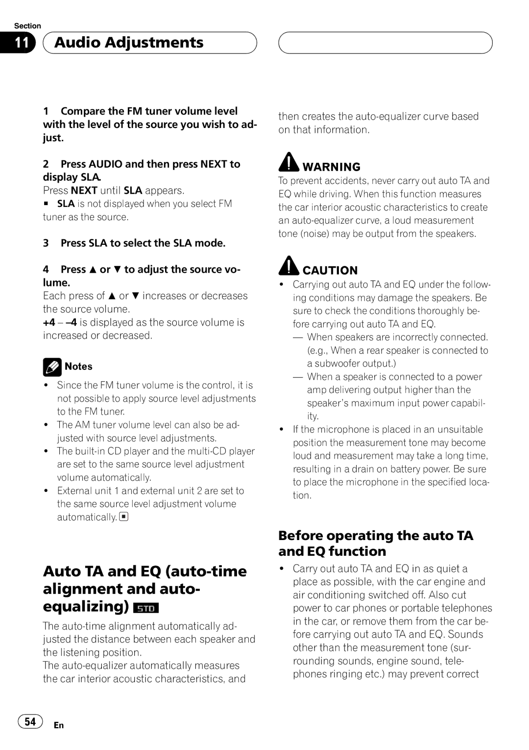 Pioneer FH-P9200MP operation manual 