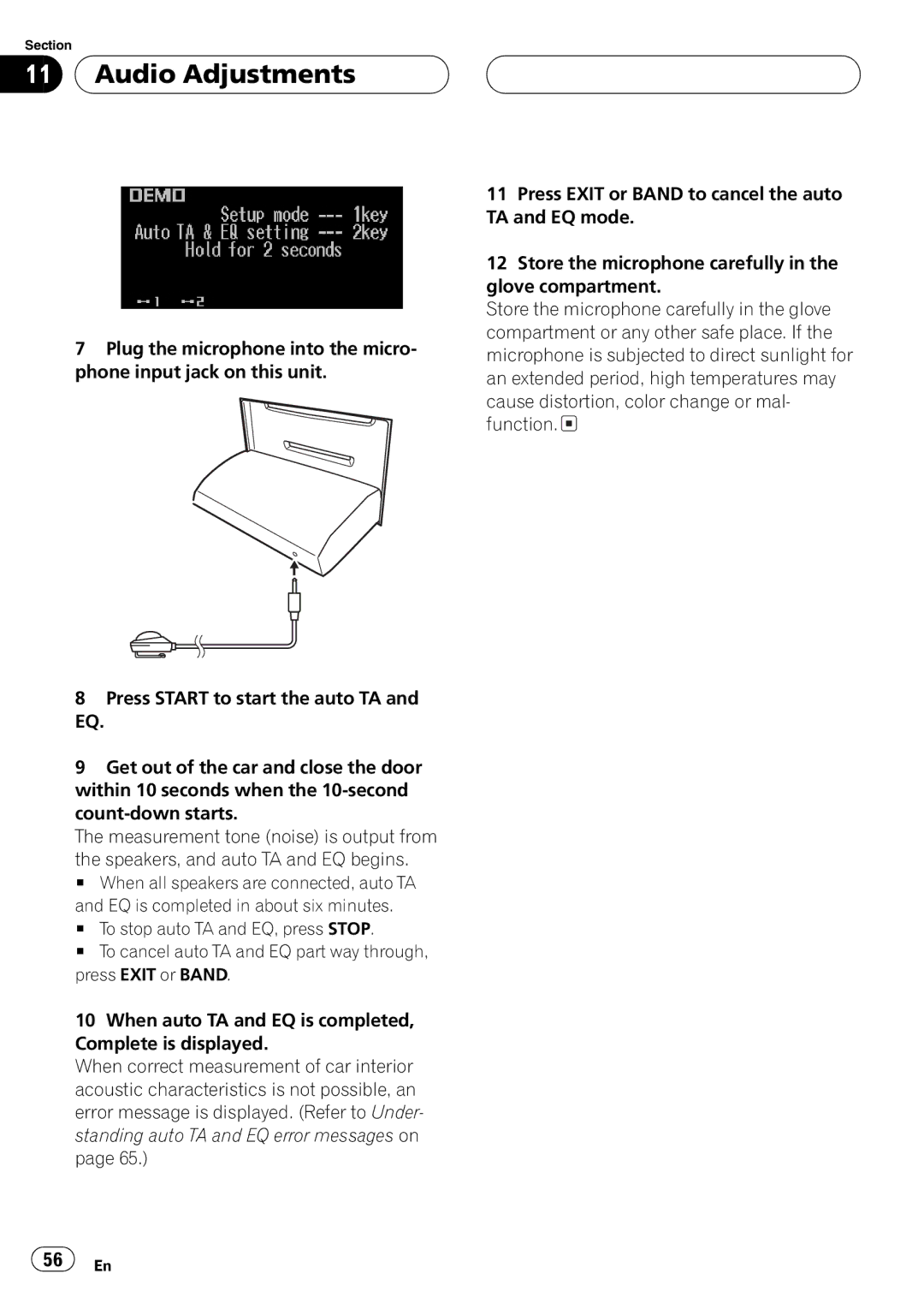 Pioneer FH-P9200MP operation manual 