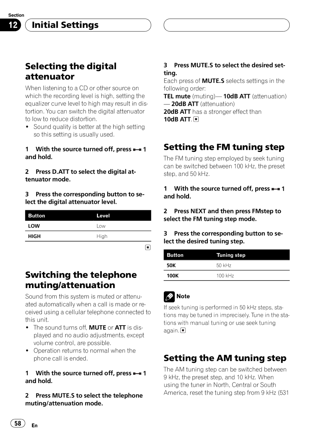 Pioneer FH-P9200MP operation manual 