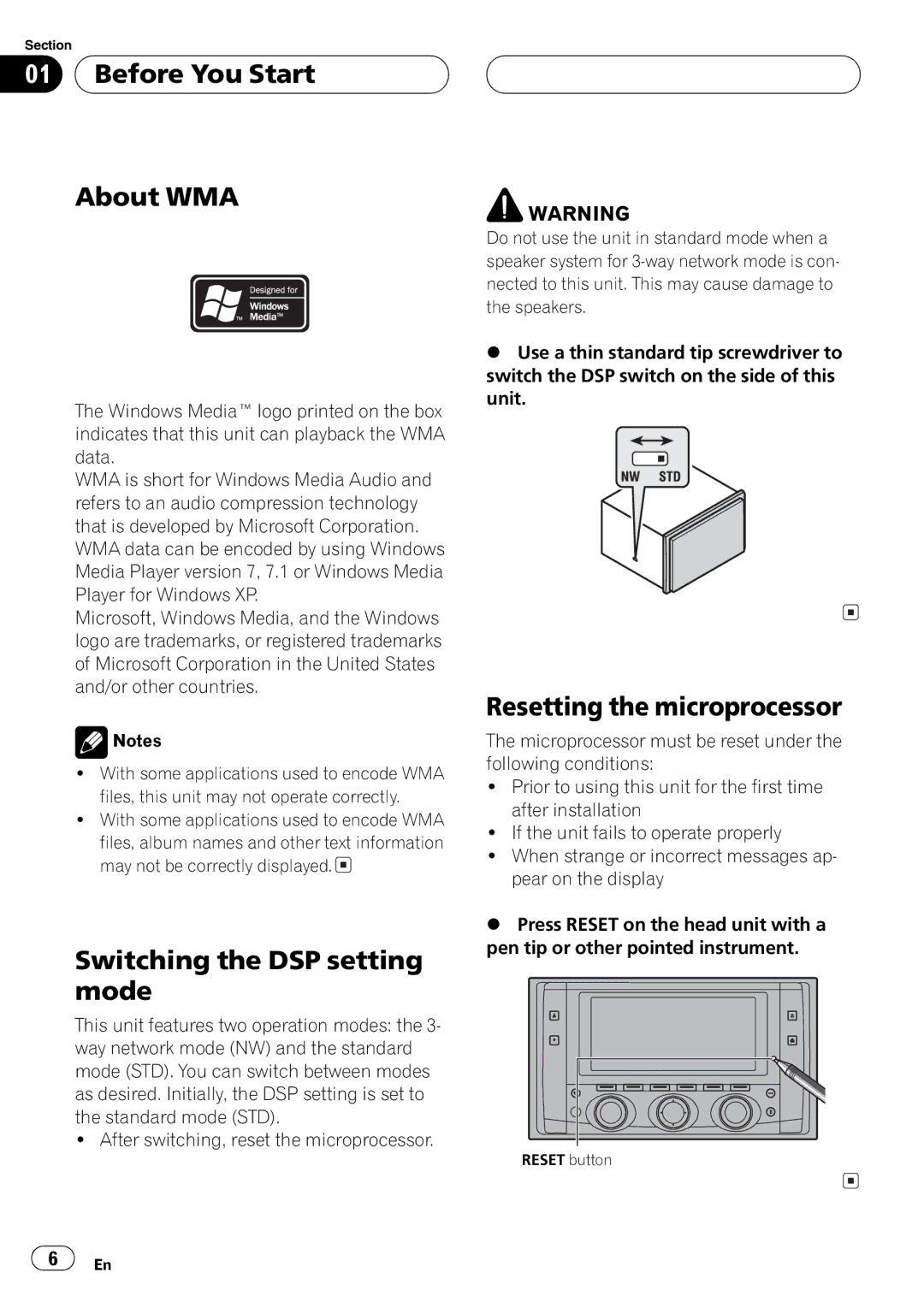 Pioneer FH-P9200MP operation manual 