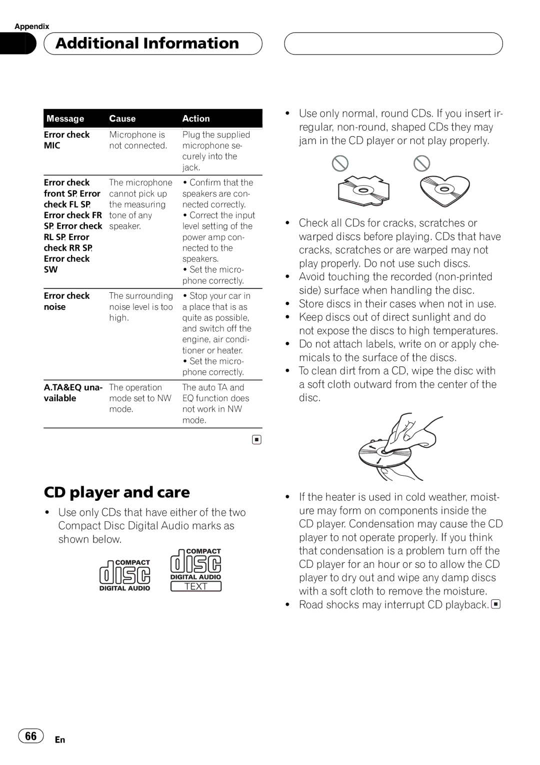 Pioneer FH-P9200MP operation manual 