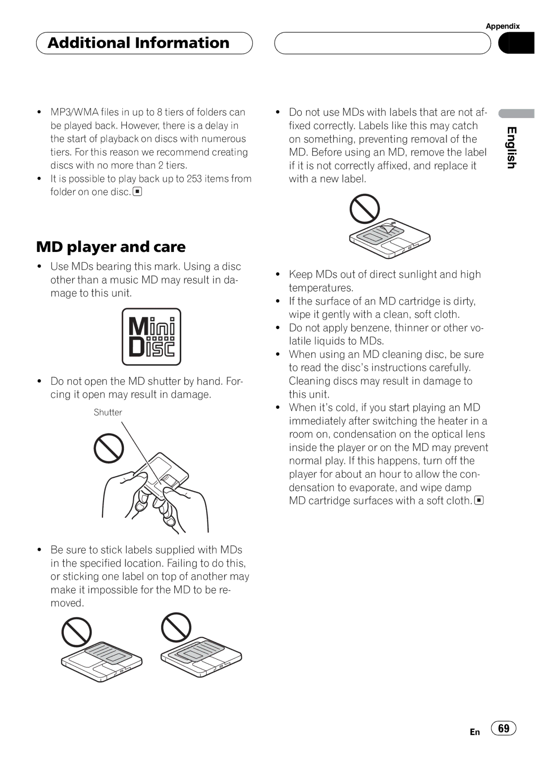 Pioneer FH-P9200MP operation manual 