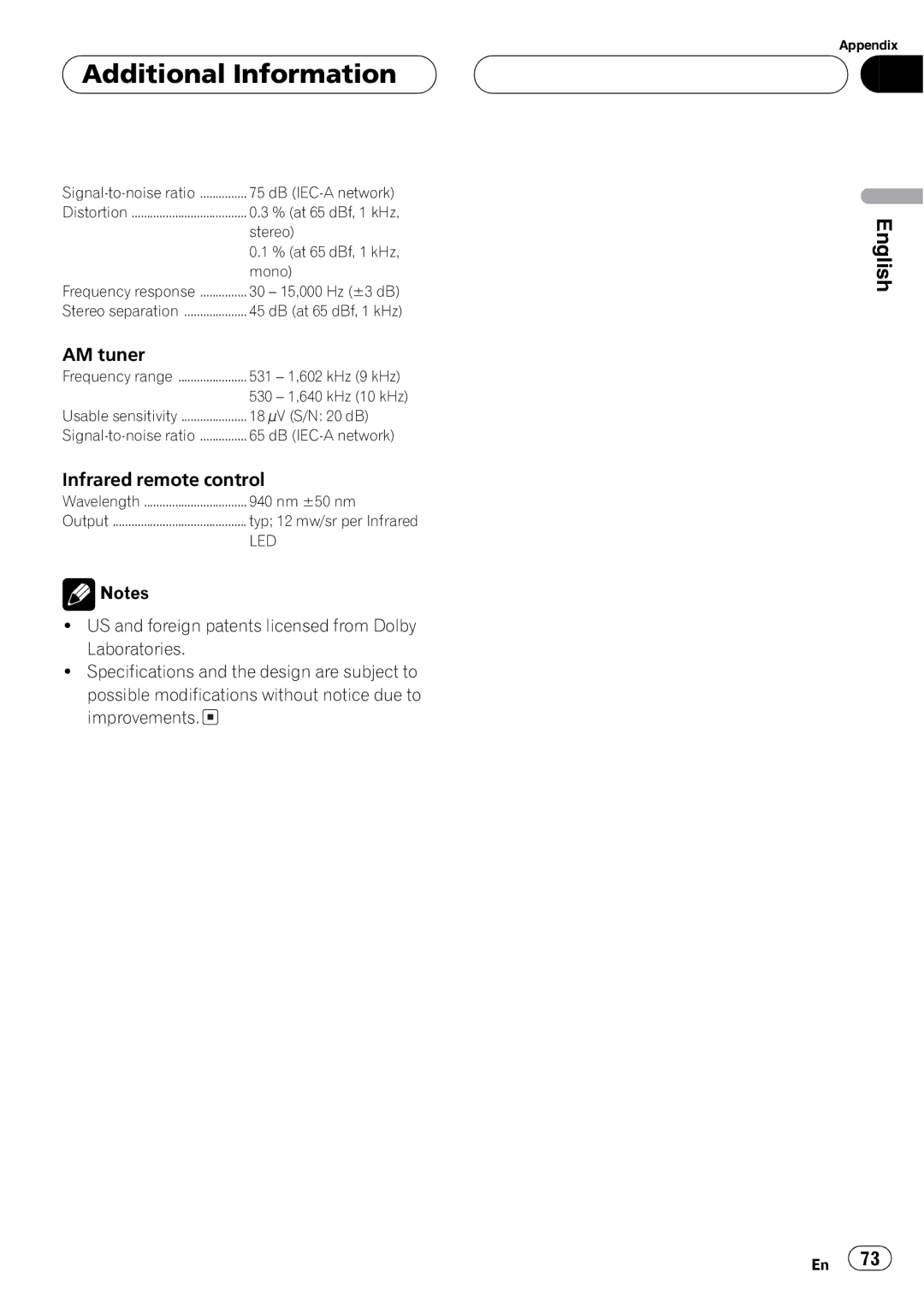 Pioneer FH-P9200MP operation manual 