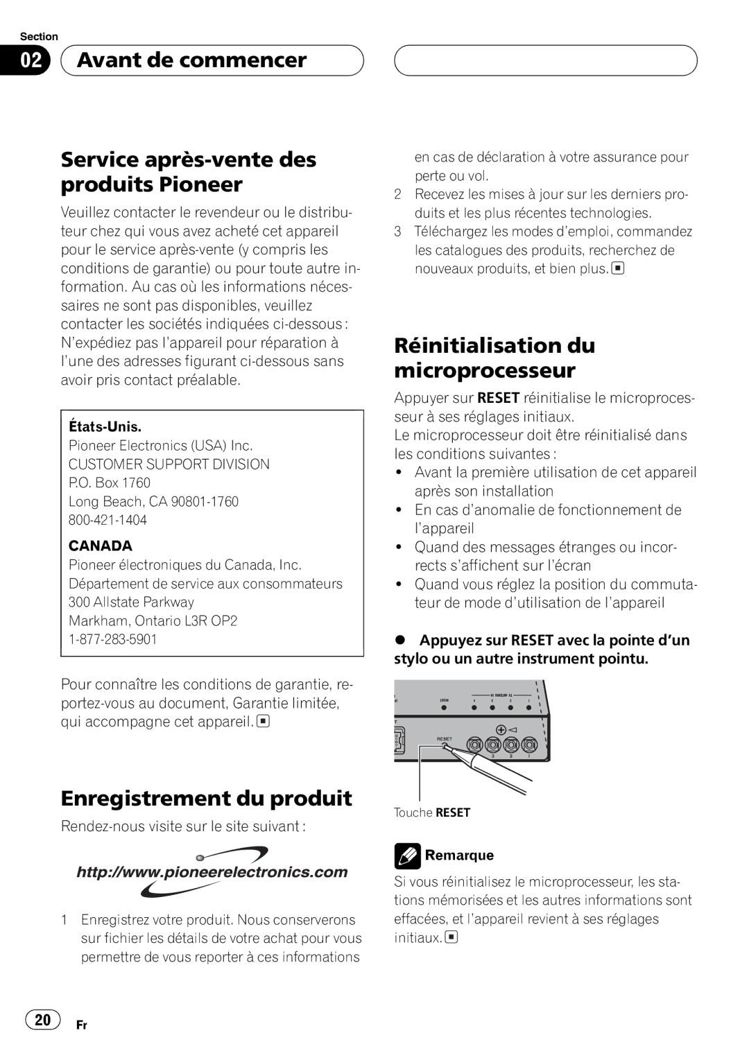 Pioneer GEX-P5700TV operation manual 