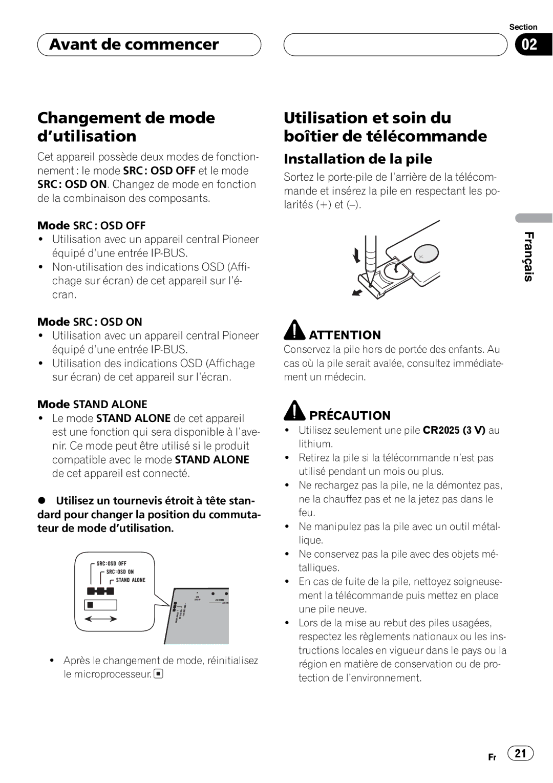 Pioneer GEX-P5700TV operation manual 