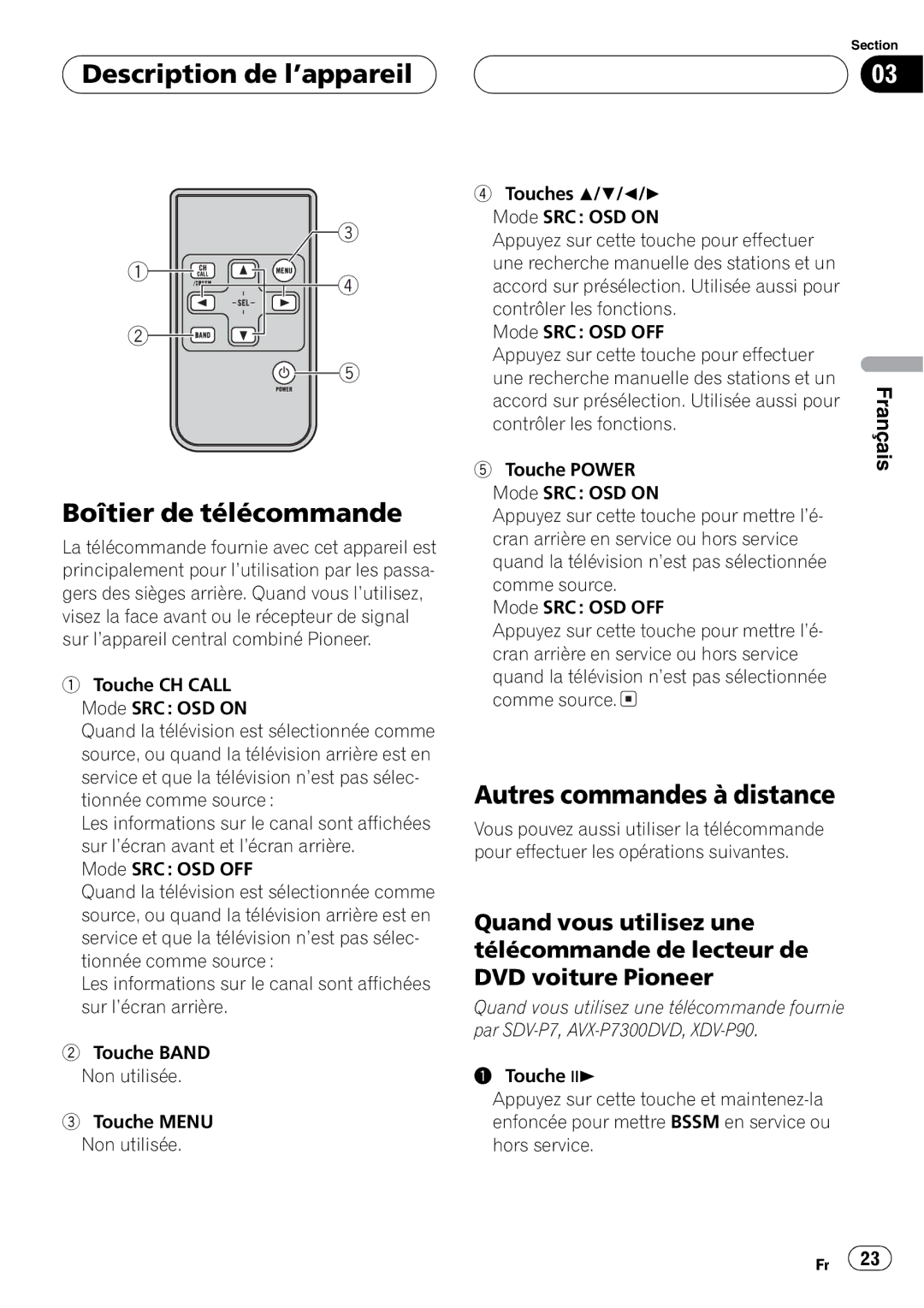 Pioneer GEX-P5700TV operation manual 