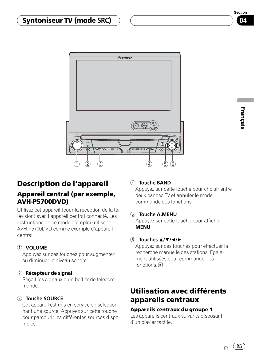 Pioneer GEX-P5700TV operation manual 3 4 5 