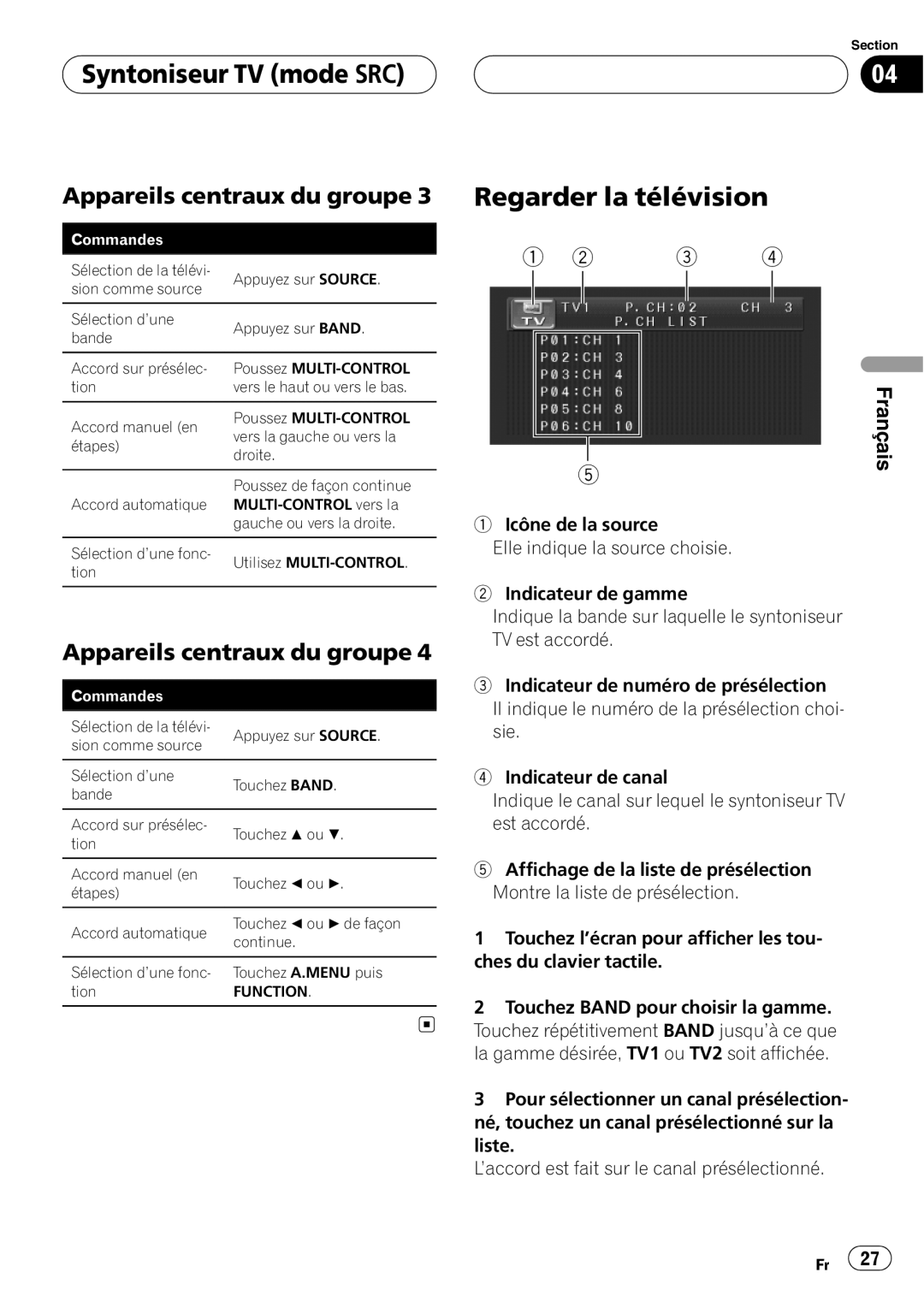 Pioneer GEX-P5700TV operation manual 